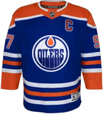 Edmonton Oilers Infant Ages 12-24 Months Connor McDavid Blue Premier - Player Hockey Jersey