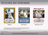 2026 Leaf Metal Draft Baseball Hobby Box 9 Cards Per Box