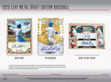 2026 Leaf Metal Draft Baseball Hobby Box 9 Cards Per Box