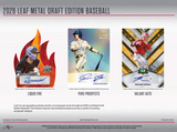 2026 Leaf Metal Draft Baseball Hobby Box 9 Cards Per Box