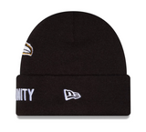 Baltimore Ravens NFL Football New Era 2025 Inspire Change Cuffed Knit Hat - Black