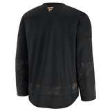 Men's Montreal Canadiens Fanatics Black Military Appreciation Practice Jersey