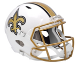 New Orleans Saints Riddell White Alternate Full Size Speed Replica NFL Football Helmet