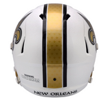 New Orleans Saints Riddell White Alternate Full Size Speed Replica NFL Football Helmet