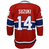 Montreal Canadiens Infant Ages 12-24 Months Nick Suzuki Red Premier - Player Hockey Jersey