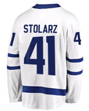 Men's Toronto Maple Leafs Anthony Stolarz Fanatics Branded White Breakaway - Player Jersey Milk Patch