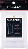 Ultra Pro UV Protected One Touch 20pt Magnetic Collectors Stamps Stickers Holder Case - 5 Pack