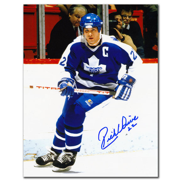 Rick Vaive Toronto Maple Leafs Autographed Signed NHL Hockey 8x10 Photograph