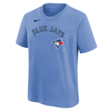 Toronto Blue Jays Alek Manoah Nike Powder Blue Player Name & Number Youth T-Shirt