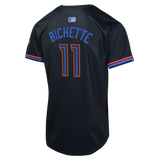 Kids Bo Bichette Toronto Blue Jays Nike 2024 City Connect Limited Player Navy Jersey - 4 Size Groups