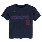 Kids Toronto Blue Jays Bo Bichette Nike Navy 2024 City Connect Name & Number T-Shirt - 3 Size Groups