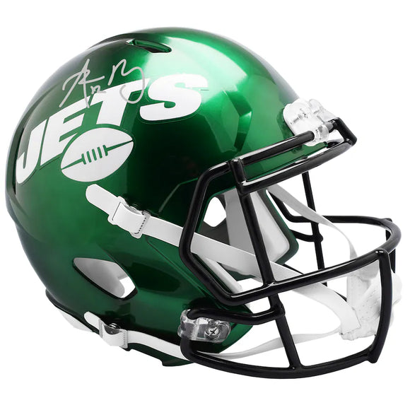 Aaron Rodgers New York Jets Autographed Riddell Speed Replica NFL Football Helmet