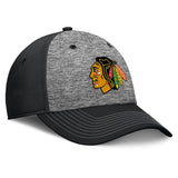 Men's Chicago Blackhawks Fanatics Fundamental Top Shelf 2-Tone Flex Hat - Gray/Black