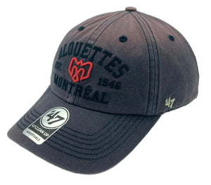 Men's Montreal Alouettes '47 Clean Up Dusted Steuben Hat Cap NFL Football Adjustable Strap