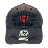 Men's Montreal Alouettes '47 Clean Up Dusted Steuben Hat Cap NFL Football Adjustable Strap