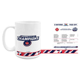 2025 Team Canada NHL Inglasco 2025 4 Nations Face-Off Champions 15oz. Roster Mug