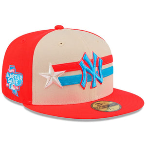 Men's New York Yankees New Era Tan/Coral 2024 MLB All-Star Game 59FIFTY Fitted Hat