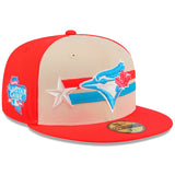 Men's Toronto Blue Jays New Era Tan/Coral 2024 MLB All-Star Game 59FIFTY Fitted Hat