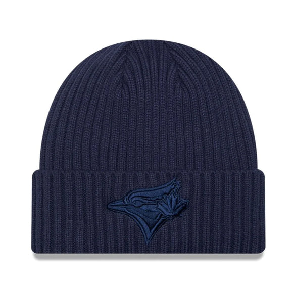 New Era MLB Toronto Blue Jays Colour Pack Cuffed Knit Hat Beanie - Navy