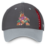 Arizona Coyotes Fanatics Branded Authentic Pro Home Ice Flex Hat - Charcoal/Gray