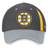 Boston Bruins Fanatics Branded Authentic Pro Home Ice Flex Hat - Charcoal/Gray