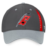Carolina Hurricanes Lightning Fanatics Branded Authentic Pro Home Ice Flex Hat - Charcoal/Gray