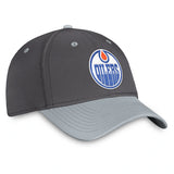 Edmonton Oilers Fanatics Branded Authentic Pro Home Ice Flex Hat - Charcoal/Gray