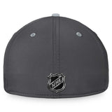 Los Angeles Kings Fanatics Branded Authentic Pro Home Ice Flex Hat - Charcoal/Gray