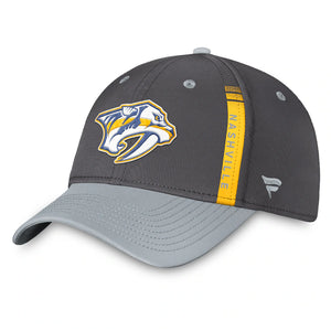 Nashville Predators Fanatics Branded Authentic Pro Home Ice Flex Hat - Charcoal/Gray