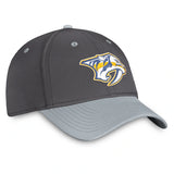 Nashville Predators Fanatics Branded Authentic Pro Home Ice Flex Hat - Charcoal/Gray