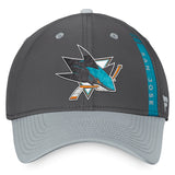 San Jose Sharks Fanatics Branded Authentic Pro Home Ice Flex Hat - Charcoal/Gray