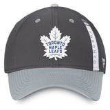 Toronto Maple Leafs Fanatics Branded Authentic Pro Home Ice Flex Hat - Charcoal/Gray