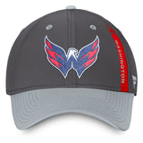 Washington Capitals Fanatics Branded Authentic Pro Home Ice Flex Hat - Charcoal/Gray