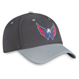 Washington Capitals Fanatics Branded Authentic Pro Home Ice Flex Hat - Charcoal/Gray