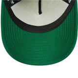 Men's New Era White/Green Celtic Core E-Frame Trucker Adjustable Hat