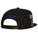 Men's Seattle Mariners MLB Mitchell & Ness Black Cooperstown Team Classic Snapback Hat
