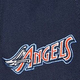 Men's Anaheim Angels MLB Mitchell & Ness Navy Cooperstown Evergreen Snapback Hat