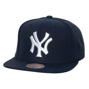 Men's New York Yankees MLB Mitchell & Ness Navy Cooperstown Evergreen Snapback Hat