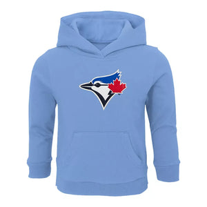 Toronto Blue Jays Powder Blue Team Primary Logo Pullover Hoodie By Outerstuff - Children's Sizes