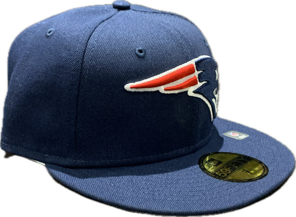 Men's New Era Navy New England Patriots Glory Years 59FIFTY Fitted Hat