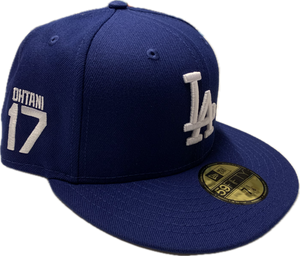 Los Angeles Dodgers New Era Shohei Ohtani Name Number 59FIFTY Fitted Hat - Royal