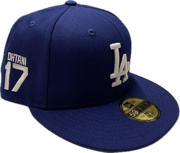 Los Angeles Dodgers New Era Shohei Ohtani Name Number 59FIFTY Fitted Hat - Royal