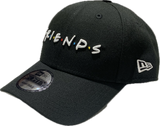 Friends Word Mark TV Sitcom New Era 9Forty Adjustable Snapback Hat - Black