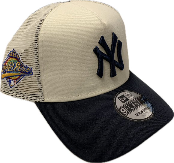 Men's New Era New York Yankees 1996 World Series Chrome Two Tone 9FORTY A Frame Snapback Hat