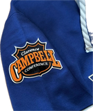 Men's Mitchell & Ness Blue Toronto Maple Leafs Vintage Retro Heritage Lace-Up Pullover Sweatshirt