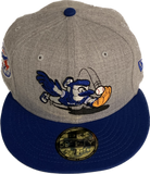 Toronto Blue Jays New Era 59fifty Team Mascot Logo Fitted Custom Heather Grey Hat Cap