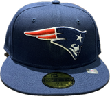 Men's New Era Navy New England Patriots Glory Years 59FIFTY Fitted Hat