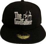 The Godfather New Era Black 59Fifty Fitted Hat-  1972 American Epic Gangster Film