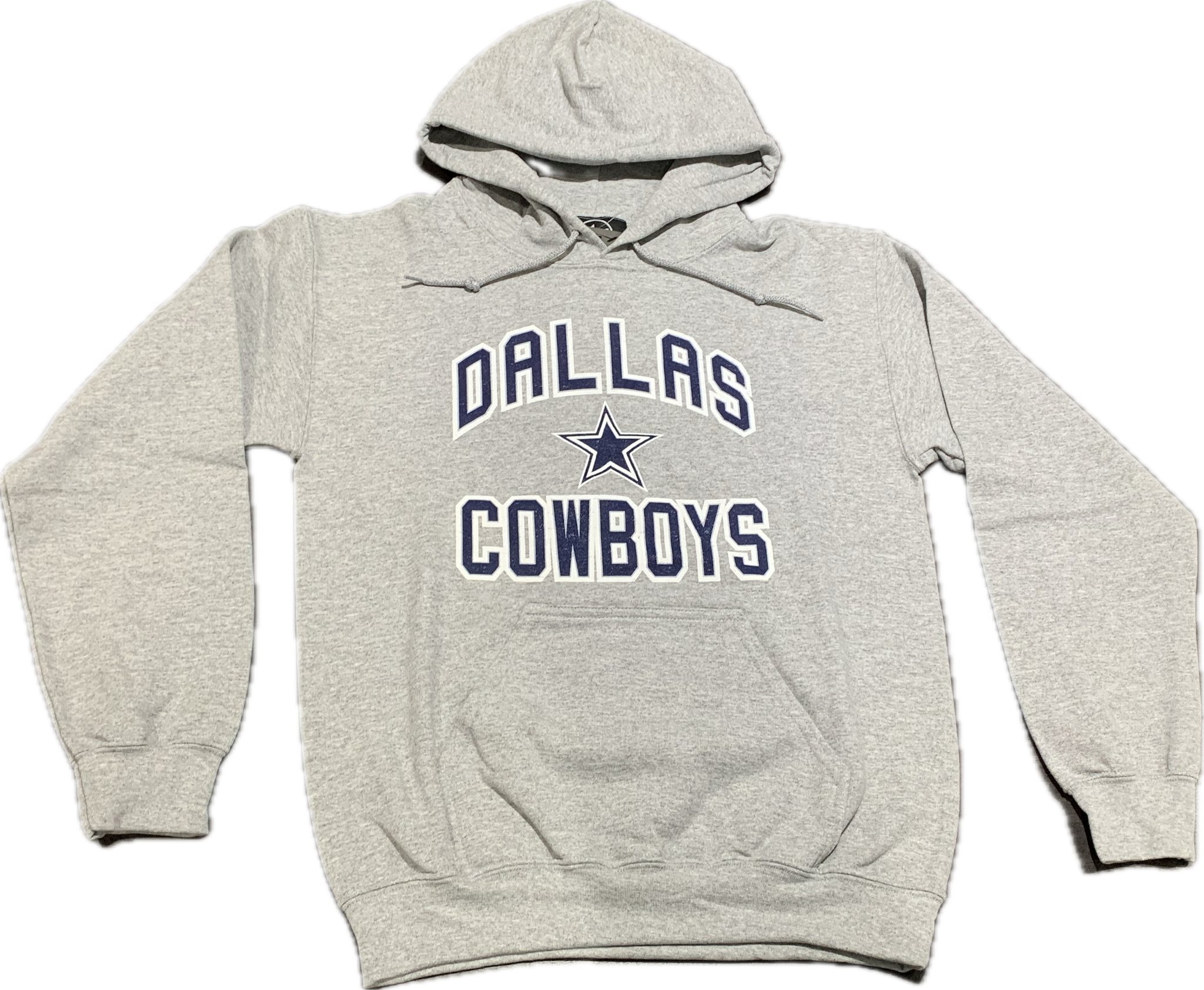 Grey cowboys hoodie sales