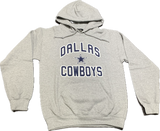 Men's Dallas Cowboys NFL Football Play Action Grey Team City & Name Pullover Hoodie